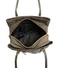 BORBONESE L'ECOLE NYLON Shopper a spalla, con tracolla alloro - Borse Donna - 5