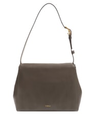FURLA DOMUS  Borsa a spalla, in pelle urban gray - Borse Donna - 3