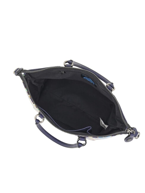 G3 PLUS MEDIUM MULTICOLOR Borsa piattina shopping trasformabile vetrata ornamentale - Borse Donna