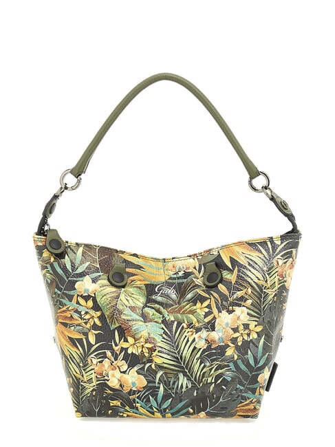 G3 PLUS LARGE MULTICOLOR Borsa piattina shopping trasformabile giungla - Borse Donna