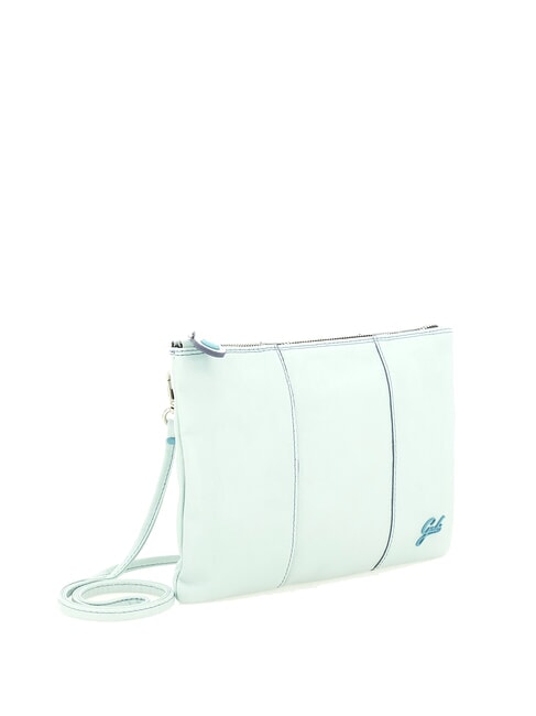 BEYONCE M Pochette in pelle con tracolla verdino - Borse Donna