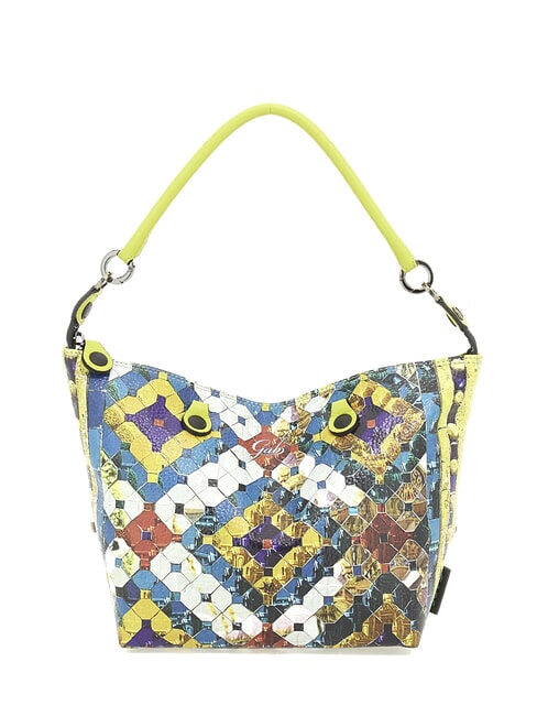 G3 PLUS MEDIUM MULTICOLOR Borsa piattina shopping trasformabile paillettes rombi - Borse Donna