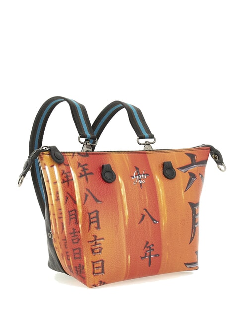 G3 PLUS MEDIUM MULTICOLOR Borsa piattina shopping trasformabile japan - Borse Donna