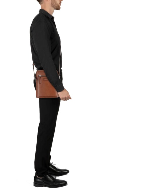 ALBERTO Borsello in pelle Marrone/Palladio           - Tracolle Uomo