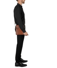 THE BRIDGE ALBERTO Borsello in pelle Marrone/Palladio           - Tracolle Uomo - 4