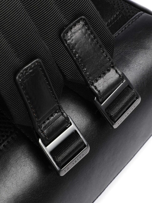 FILIPPO Zaino in pelle, porta pc 13" nero/rutenio scuro opaco - Zaini da lavoro porta PC