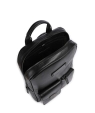 THE BRIDGE FILIPPO Zaino in pelle, porta pc 13" nero/rutenio scuro opaco - Zaini da lavoro porta PC - 4