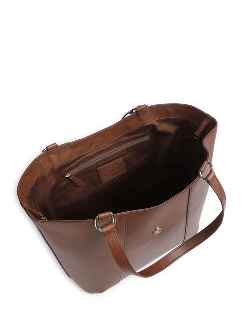 ERICA Shopper in pelle MARRONE - Borse Donna