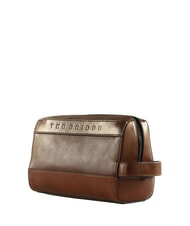 THE BRIDGE GIACOMO  Beauty in pelle Marrone/Rutenio                - Beauty Case - 2