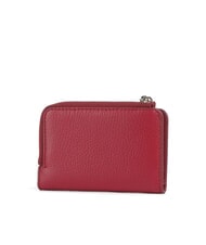 COCCINELLE METALLIC SOFT Leather card holder sangria - Portafogli Donna - 3