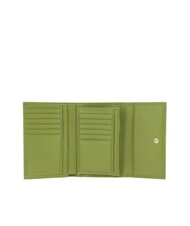 COCCINELLE METALLIC SOFT Portafoglio bifold pelle martellata guacamole - Portafogli Donna - 2