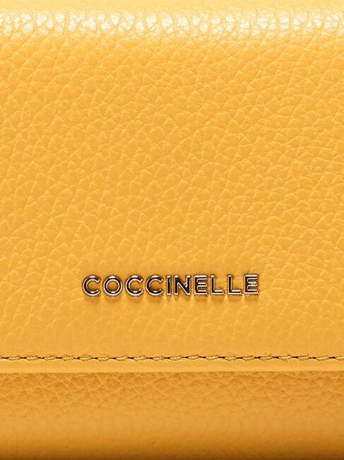 METALLIC SOFT  Portafoglio piccolo in pelle soleado - Portafogli Donna