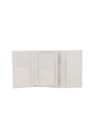 COCCINELLE METALLIC SOFT Portafoglio bifold pelle martellata blanco - Portafogli Donna - 2