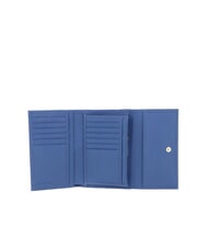 COCCINELLE METALLIC SOFT Portafoglio bifold pelle martellata azul - Portafogli Donna - 2