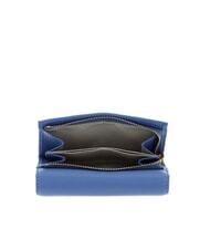 COCCINELLE METALLIC SOFT Portafoglio bifold pelle martellata azul - Portafogli Donna - 3