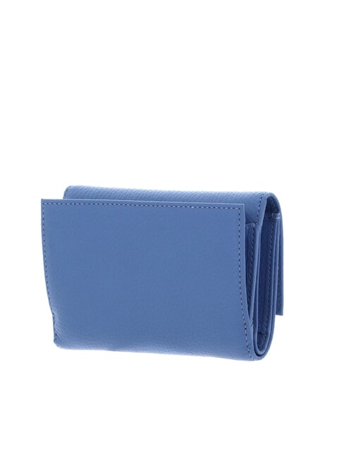 METALLIC SOFT Portafoglio bifold pelle martellata azul - Portafogli Donna
