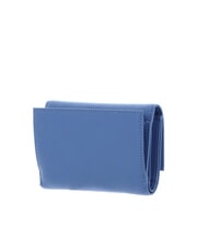 COCCINELLE METALLIC SOFT Portafoglio bifold pelle martellata azul - Portafogli Donna - 5