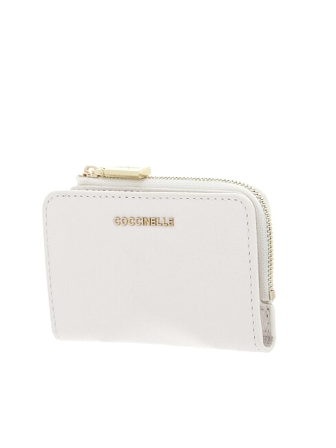 METALLIC SOFT Leather card holder blanco - Portafogli Donna