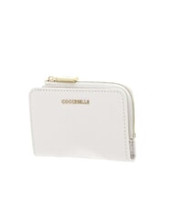 COCCINELLE METALLIC SOFT Leather card holder blanco - Portafogli Donna - 3