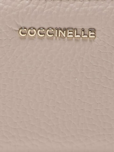 METALLIC TRICOLOR Leather wallet noir - Portafogli Donna