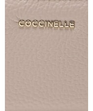 COCCINELLE METALLIC TRICOLOR Leather wallet noir - Portafogli Donna - 3
