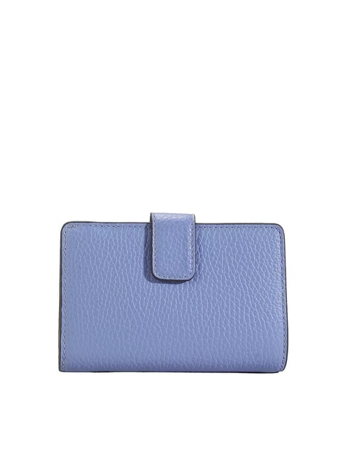 METALLIC TRICOLOR Leather wallet sangria - Portafogli Donna