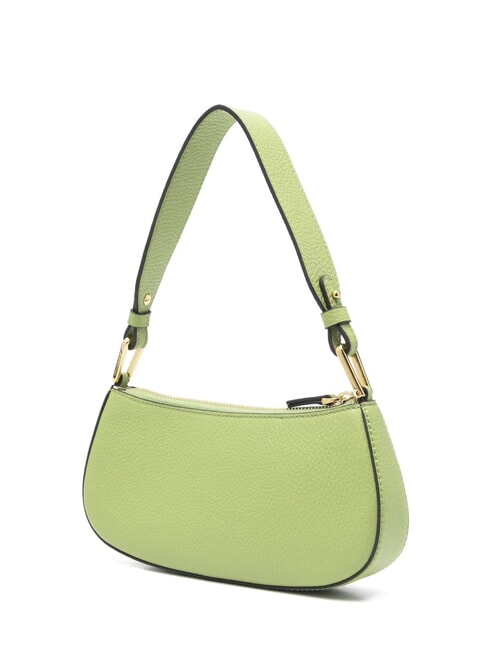 MERVEILLE Borsa a spalla in pelle martellata guacamole - Borse Donna