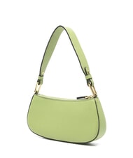 COCCINELLE MERVEILLE Borsa a spalla in pelle martellata guacamole - Borse Donna - 2