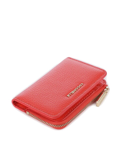 METALLIC SOFT Leather card holder gazpacho - Portafogli Donna