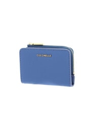 COCCINELLE METALLIC SOFT Leather card holder azul - Portafogli Donna - 3