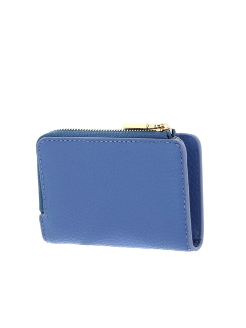 METALLIC SOFT Leather card holder azul - Portafogli Donna