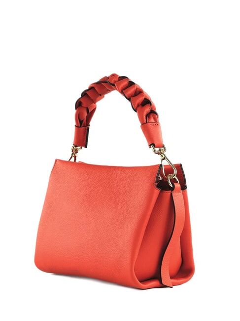 BOHEME GRANA DOUBLE Borsa piccola a mano in pelle martellata gazpacho - Borse Donna