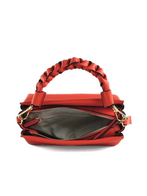 BOHEME GRANA DOUBLE Borsa piccola a mano in pelle martellata gazpacho - Borse Donna