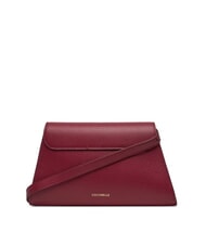 COCCINELLE DEW Borsa a spalla, in pelle sangria - Borse Donna - 2