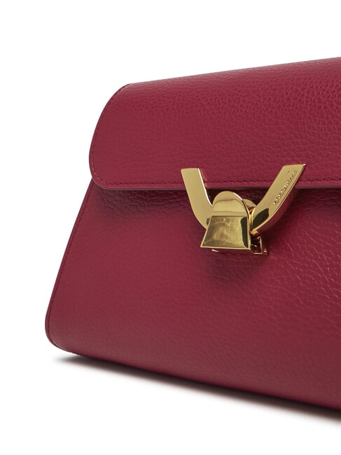 DEW Borsa a spalla, in pelle sangria - Borse Donna