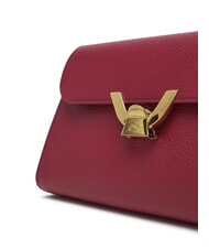 COCCINELLE DEW Borsa a spalla, in pelle sangria - Borse Donna - 4