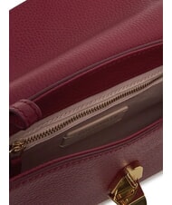 COCCINELLE DEW Borsa a spalla, in pelle sangria - Borse Donna - 5