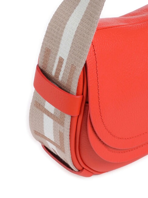 RAQUEL S Borsa piccola in pelle martellata con tracolla logata gazpacho - Borse Donna