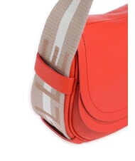 COCCINELLE RAQUEL S Borsa piccola in pelle martellata con tracolla logata gazpacho - Borse Donna - 3