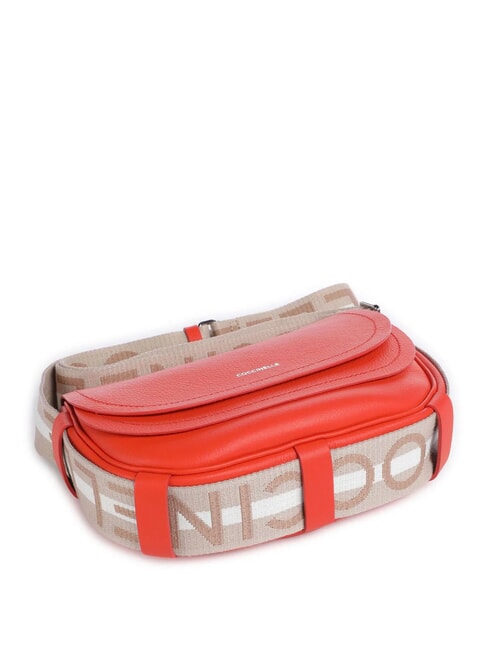 RAQUEL S Borsa piccola in pelle martellata con tracolla logata gazpacho - Borse Donna