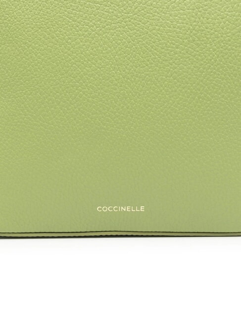 TEBE Borsa piccola pelle martellata guacamole - Borse Donna