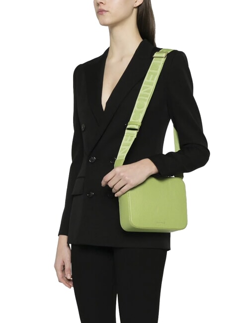 TEBE Borsa piccola pelle martellata guacamole - Borse Donna