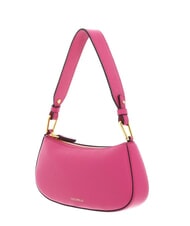 COCCINELLE MERVEILLE Borsa a spalla in pelle martellata new fucsia - Borse Donna - 2