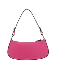 COCCINELLE MERVEILLE Borsa a spalla in pelle martellata new fucsia - Borse Donna - 4