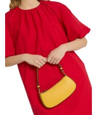 COCCINELLE MERVEILLE Borsa a spalla in pelle martellata soleado - Borse Donna - 5