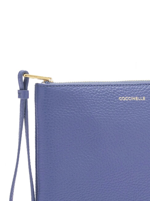 ALIAS Pochette in pelle martellata azul - Borse Donna