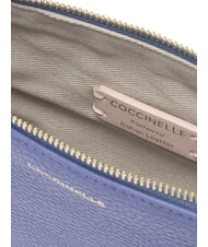 COCCINELLE ALIAS Pochette in pelle martellata azul - Borse Donna - 4