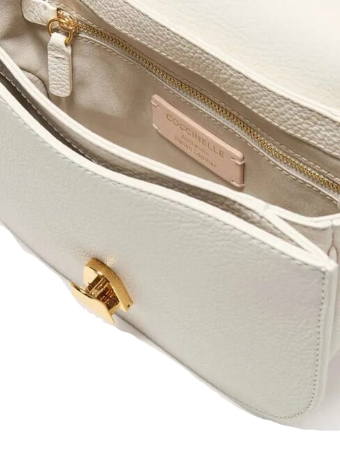 DEW Borsa tracolla pelle martellata blanco - Borse Donna