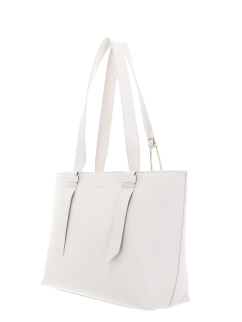 MALORY  Shopping Bag in pelle blanco - Borse Donna