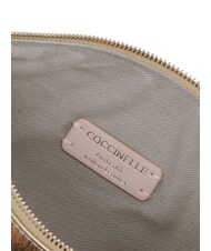 COCCINELLE ALIAS Pochette in pelle martellata golden - Borse Donna - 3